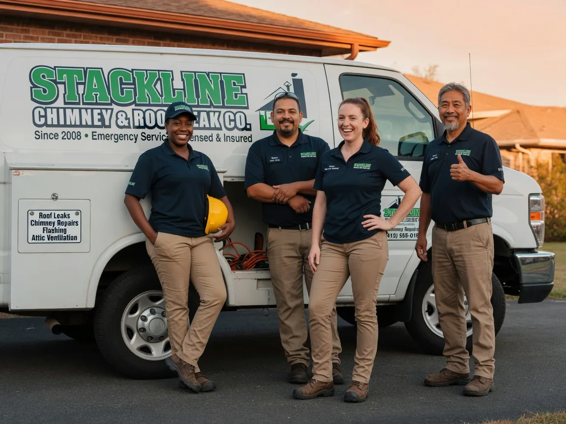 Chimney flashing repair company in New Edinburg, AR